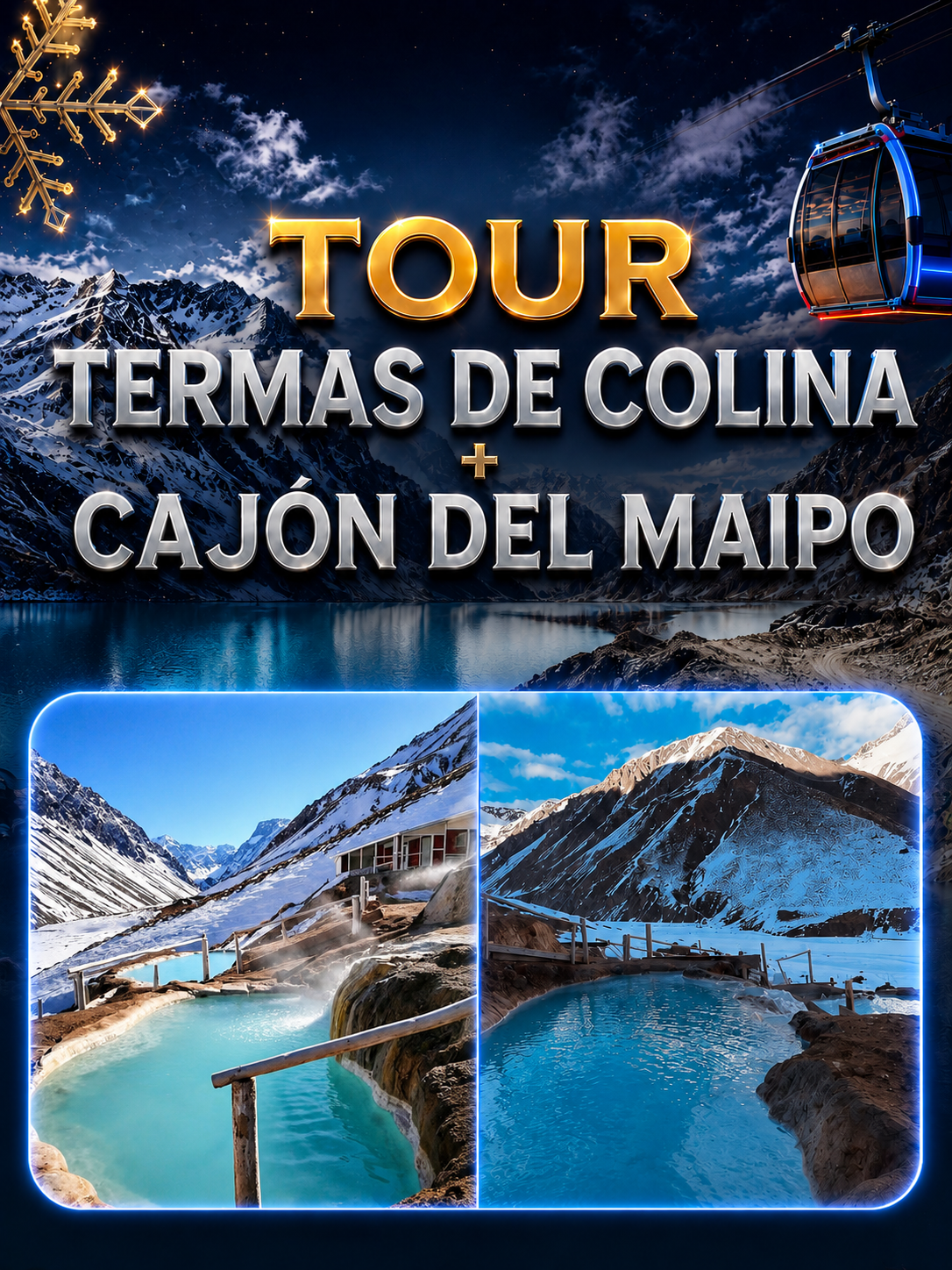 Flyer Termas de Colina + Cajón del Maipo